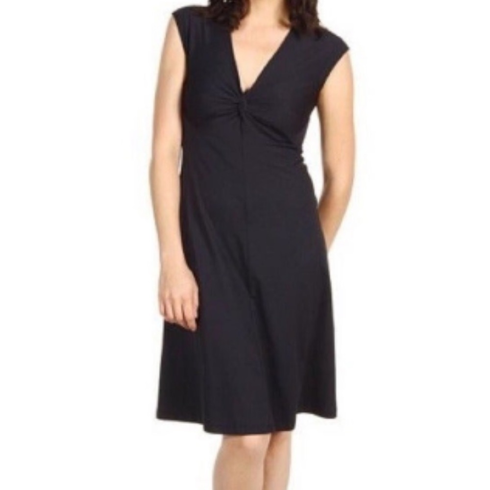 Patagonia Black Sleeveless Midi Dress.